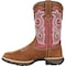 Durango Women's Western Boot, 9 M, Leather, 10 in H, Briar Brown/Rusty Red DRD0349 - alternate 7